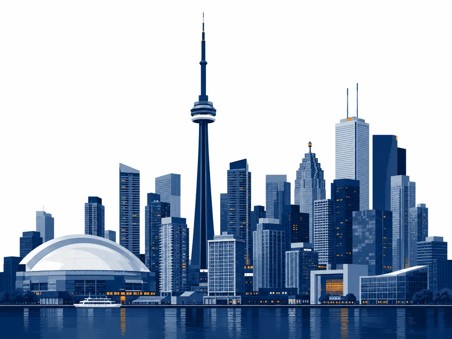 Illustration of the Toronto skyline